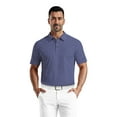 thumbnail image 1 of Ben Hogan Men's & Big Men's Performance Geometric Jacquard Short Sleeve Golf Polo Shirt, Sizes S-5XL, 1 of 7