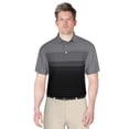 thumbnail image 1 of Ben Hogan Men's and Big Men’s Striped Ombre Golf Polo Shirt, up to Size 5XL, 1 of 3
