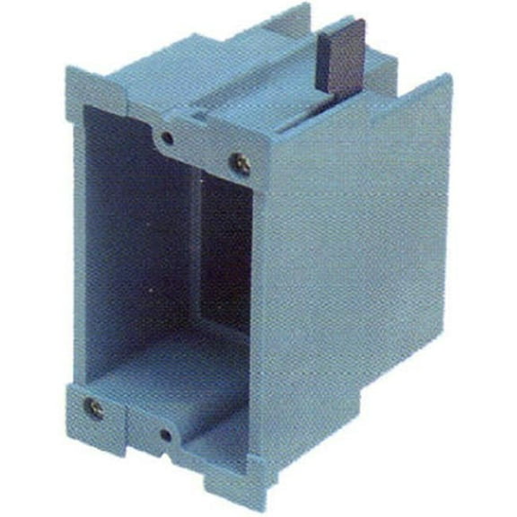 BH118R Single Gang Old Work Box, Blue - 18 Cu. in.