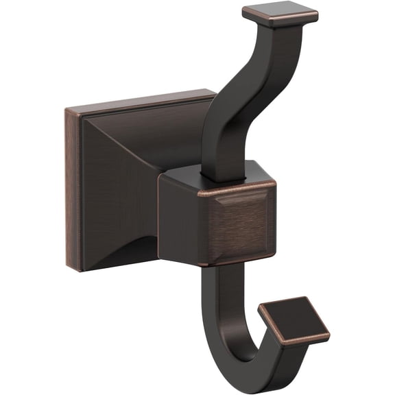 BH36020ORB | Oil Rubbed Bronze Single Robe Hook | 4-1/4 in. (108 mm) Length Towel Holder | Mulholland | Towel Hook for Bathroom | Bathroom Hardware | Bath Accessories