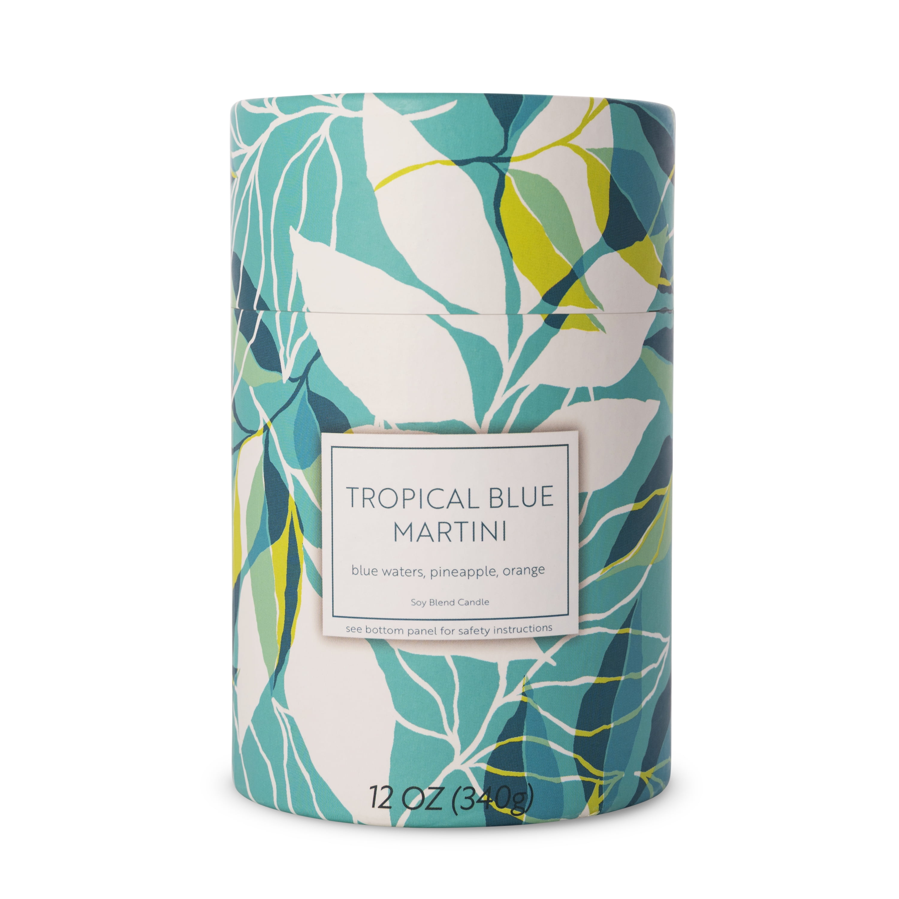 BHG 12 oz Jar Tropical Blue Martini