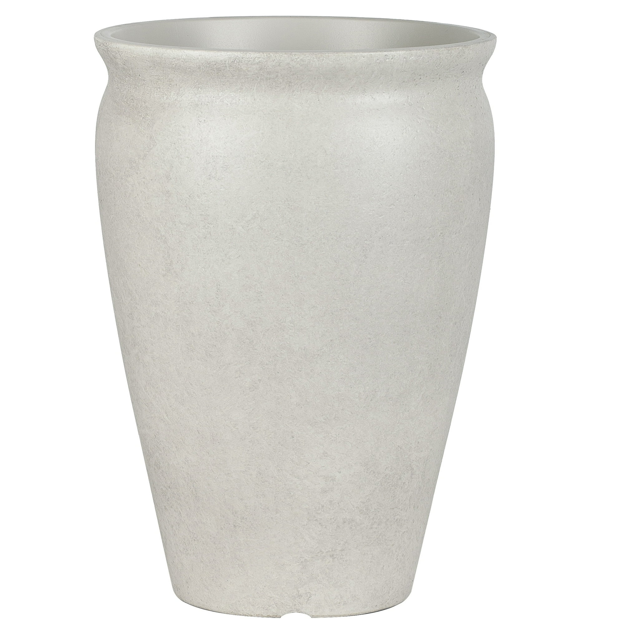 Better Homes & Gardens 14inch Hawthorn Planter Gypsum with Modern Design for Indoor Outdoor Plant