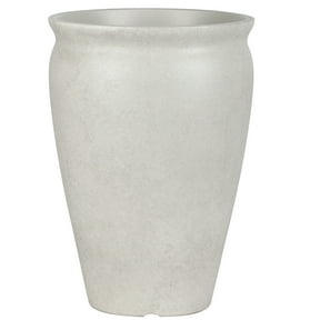 Better Homes & Gardens 14inch Hawthorn Planter Gypsum with Modern Design for Indoor Outdoor Plant