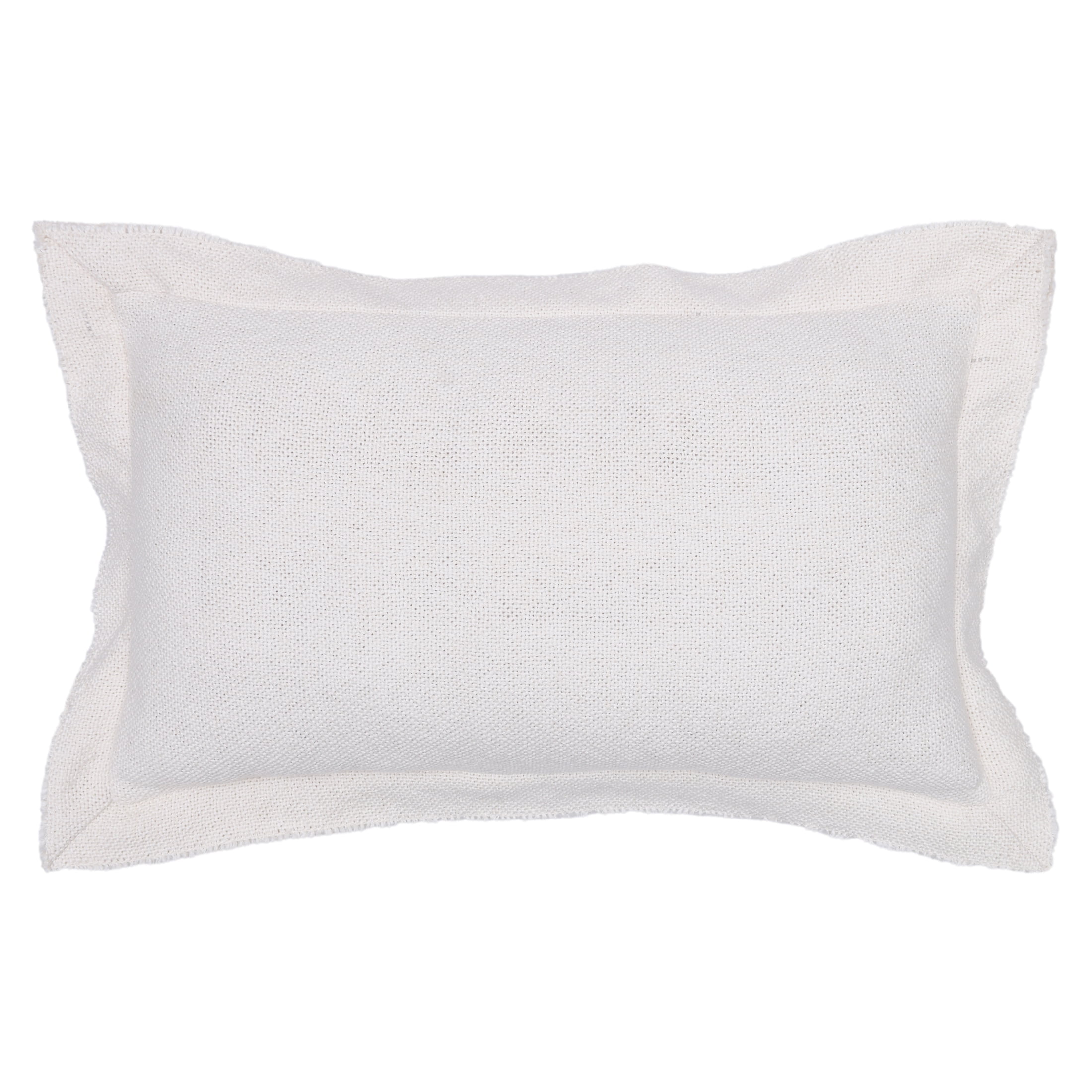Better Homes & Gardens 14x24 Blake Bi-Flange Throw Pillow Cover, Vanilla Dream