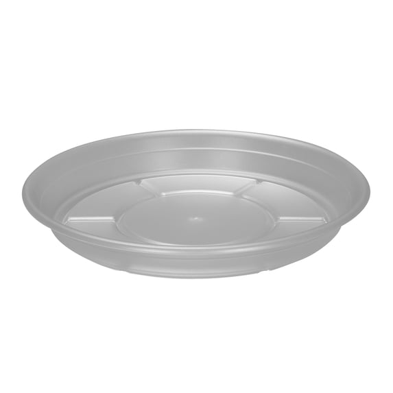 Better Homes & Gardens 16" Clear Recycled PET Round Saucer for Indoor and Outdoor Garden Use