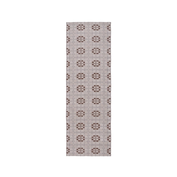 Better Homes & Gardens 2.5' x 8' Rhys Welsh Check Runner Rug, Beige