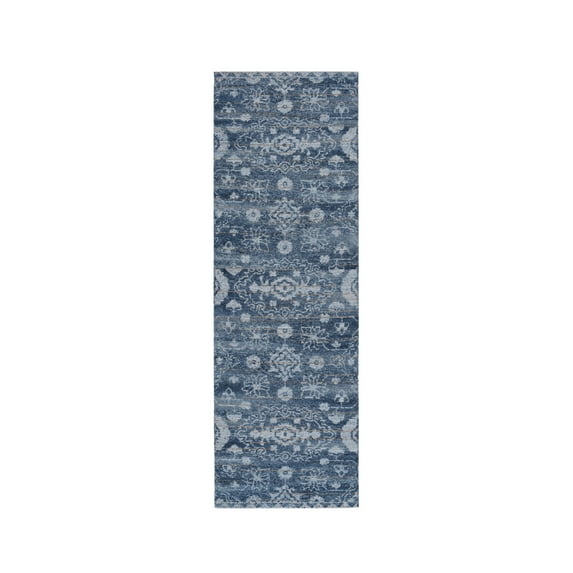 Better Homes & Gardens 2.5' x 8' Arty Medallion Runner, Blue