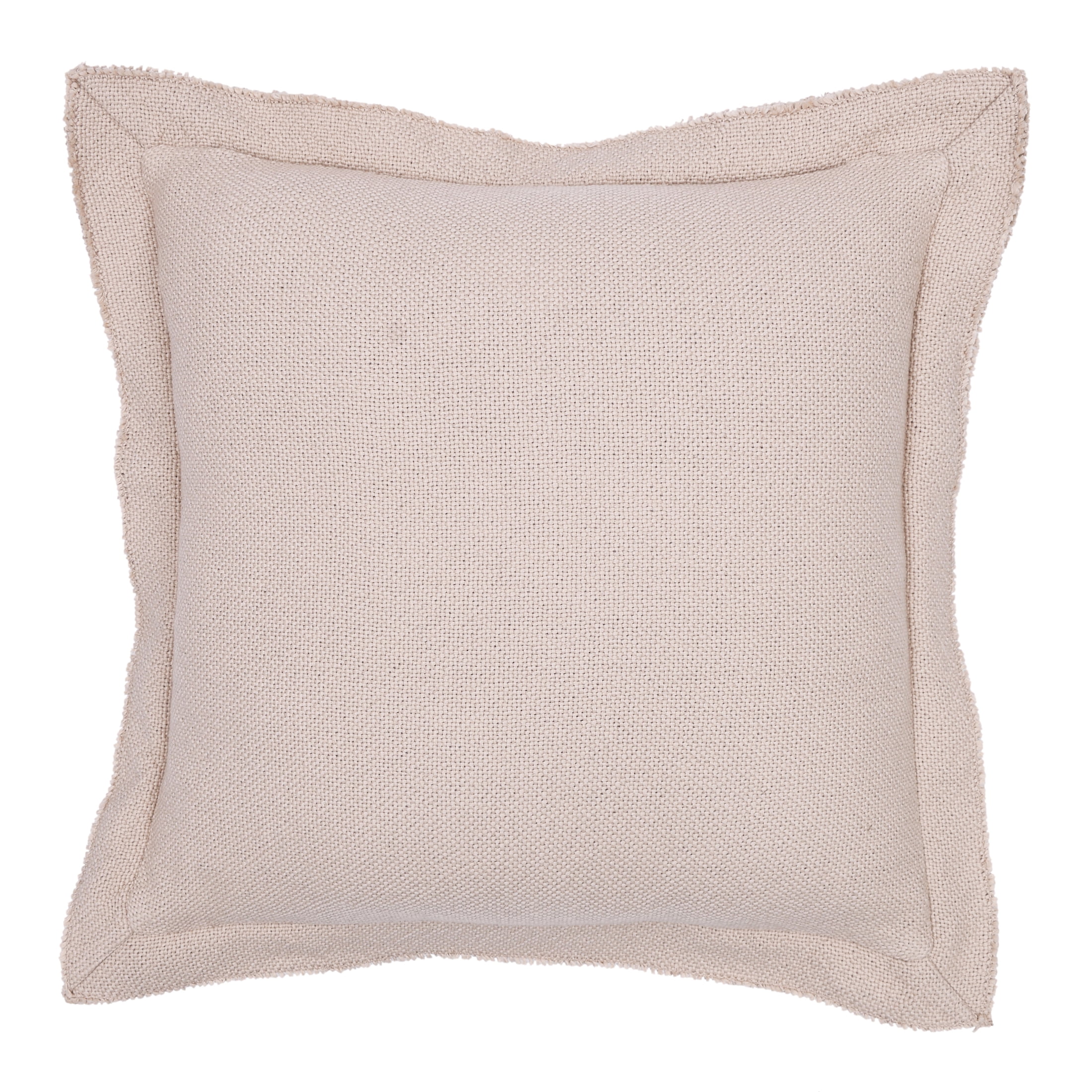 Better Homes & Gardens 20" x 20" Blake Bi-Flange Throw Pillow Cover, Latte Swirl