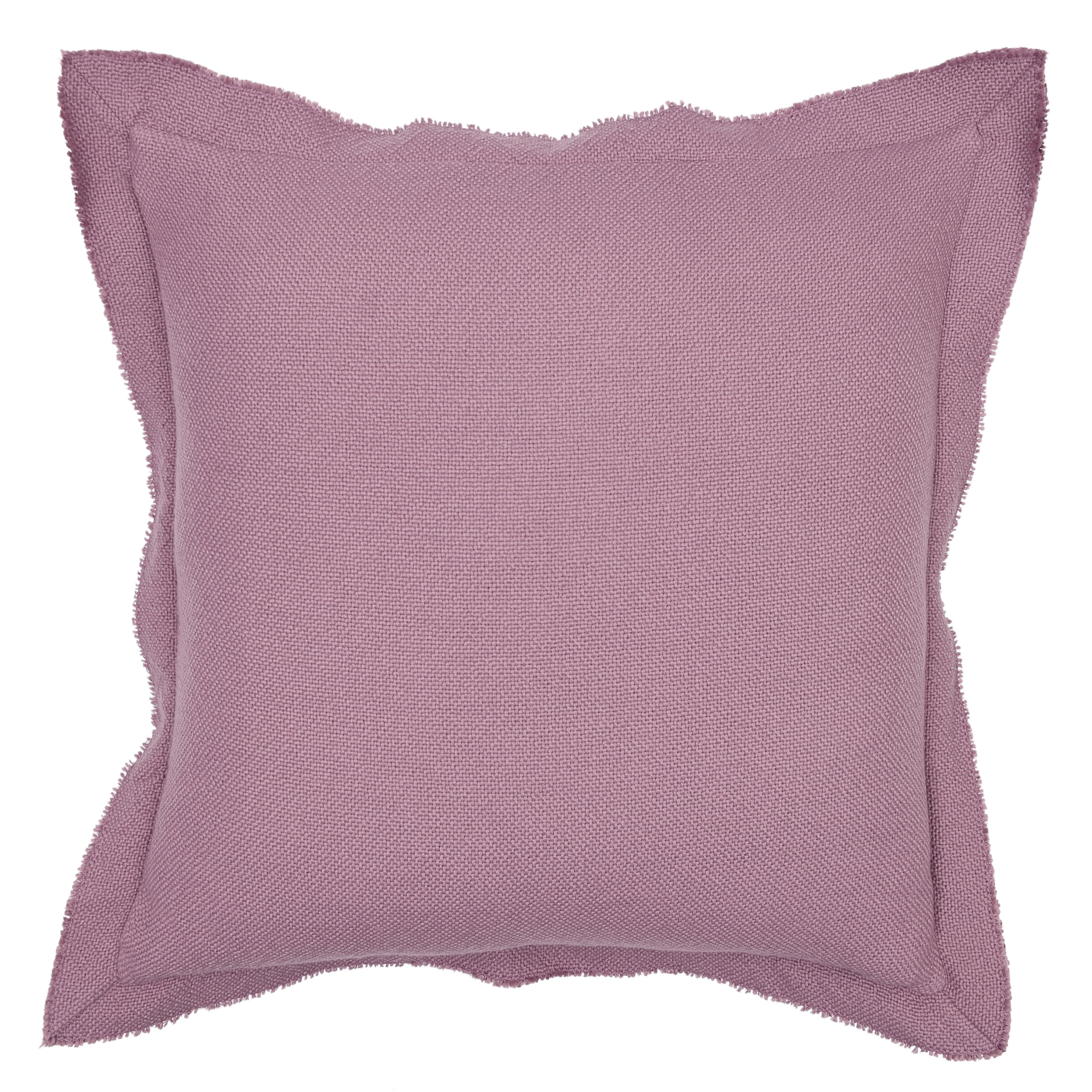 Better Homes & Gardens 24" x 24" Blake Bi-Flange Throw Pillow Cover, Violet Gem