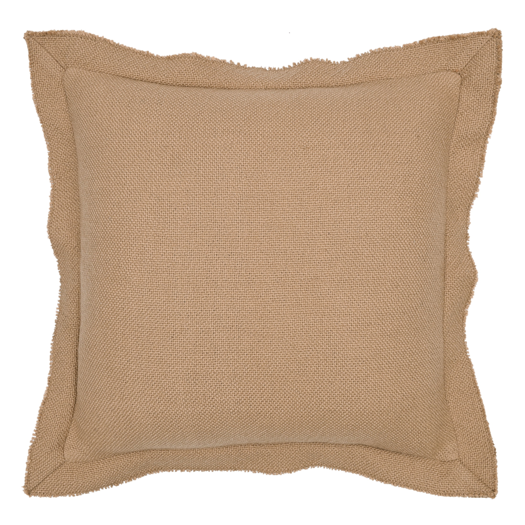 Better Homes & Gardens 24" x 24" Blake Bi-Flange Throw Pillow Cover, Dark Caramel