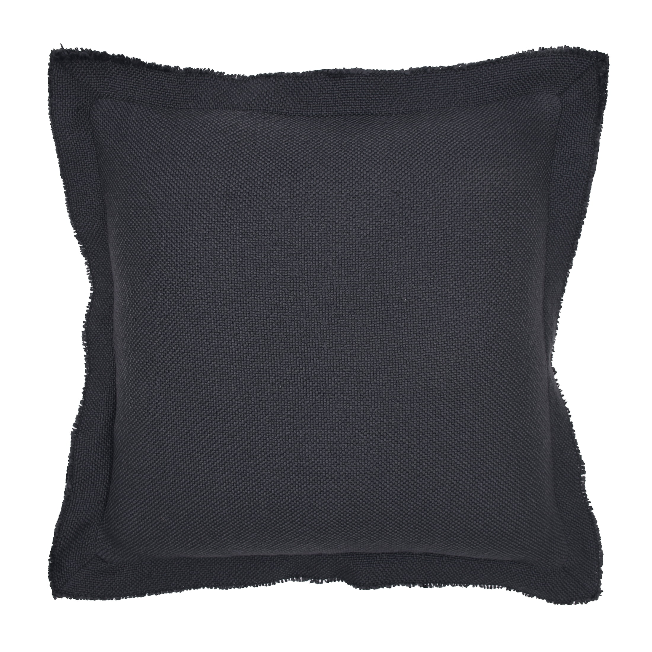 Better Homes & Gardens 24" x 24" Blake Bi-Flange Throw Pillow Cover, Grey Shadow