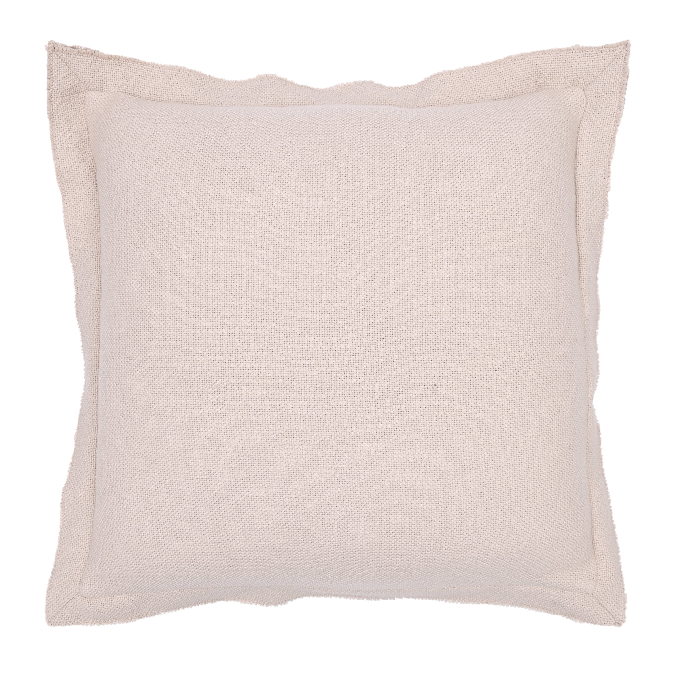 Better Homes & Gardens 24" x 24" Blake Bi-Flange Throw Pillow Cover, Latte Swirl