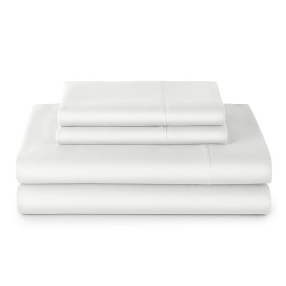Better Homes & Gardens 2-Piece 300 Thread Count Blue Drop Cotton Sateen Pillowcase Set, Standard/Queen