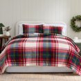 thumbnail image 1 of Better Homes & Gardens King 3-Piece Comforter Set, All-Season, Holiday Plaid Cozy Knit, 1 of 9