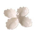 thumbnail image 1 of Better Homes & Gardens Figural 4-Leaf 4 oz Cream Stoneware Sectional Serving Bowl, 1 of 10