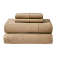 thumbnail image 1 of Better Homes & Gardens 4-Piece 400 Thread Count Dark Caramel Performance Bed Sheet Set, Queen, 1 of 7