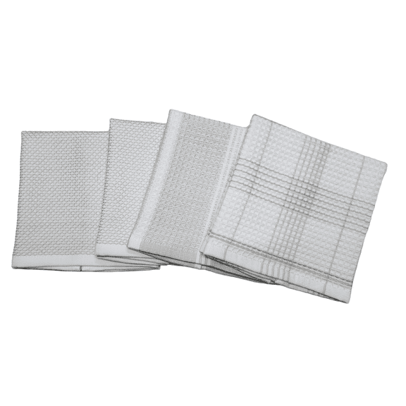 Better Homes & Gardens 4-Piece Oversized Dish Cloth Set, Beige