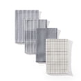 thumbnail image 1 of Better Homes & Gardens Soft Silver 4-Pack Kitchen Towels Set, 1 of 5