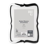 Better Homes & Gardens – 5x7 Picture Frame – Silver Ornate Matted Tabletop Photo Frame
