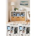 thumbnail image 1 of Better Homes & Gardens 6 Cube with 2 Better Homes & Gardens Quad Cube Inserts, White Texture, 1 of 4