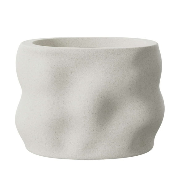 Better Homes & Gardens Mallory 6 inch Resin Planter Oblong Shape Modern Elegance Design for Indoor Use