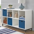 thumbnail image 1 of Better Homes & Gardens 8-Cube Organizer with Metal Base, White, 1 of 7