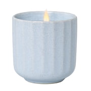 Better Homes & Gardens Fluted Jar Candle with 1 Wick, Light Blue Mist, 8 oz