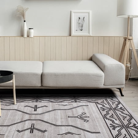 Better Homes & Gardens 8' x 10' Dagali Oushak Area Rug, Beige