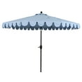 thumbnail interactive-video image 1 of Better Homes & Gardens Outdoor 9 Foot Blue Scallop Premium Crank Lift and 3 Position Tilt Market Patio Umbrella, 1 of 10