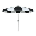 thumbnail image 1 of Better Homes & Gardens Premium 9' B&W Market Umbrella, Fiberglass Ribs, Crank Lift, 3-Angle Tilt, 1 of 9