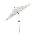 thumbnail image 1 of Better Homes & Gardens Premium 9' Tan Palm Print Market Patio Umbrella, Crank Lift, 3-Angle Tilt, 1 of 10