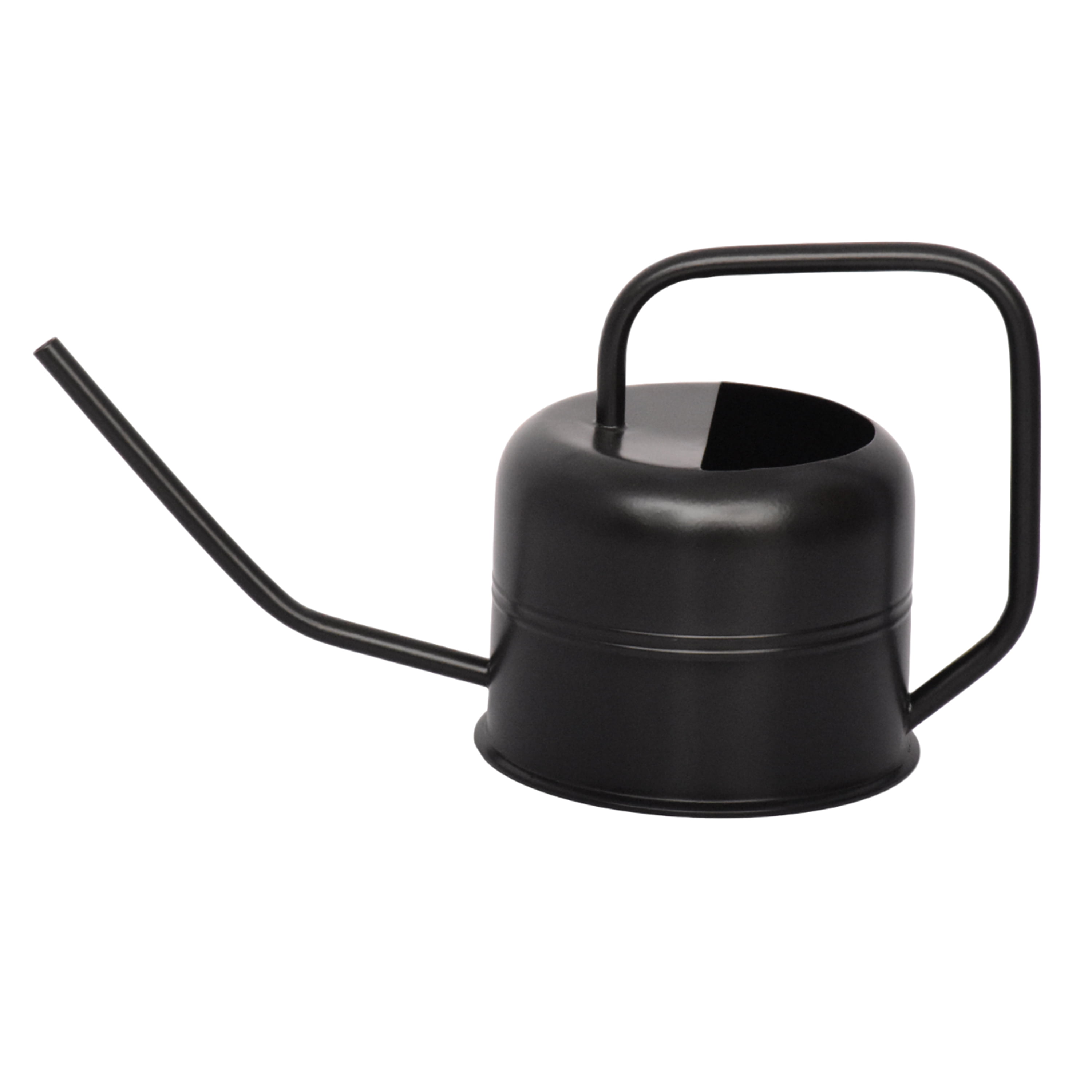Better Homes & Gardens 0.37 Gallon Metal Watering Can, Black