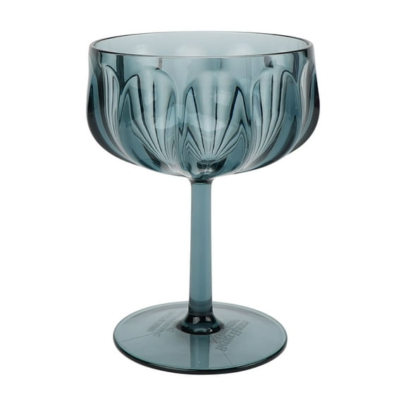 Better Homes & Gardens 13-Ounce Tritan Plastic Coupe Glass, Blue