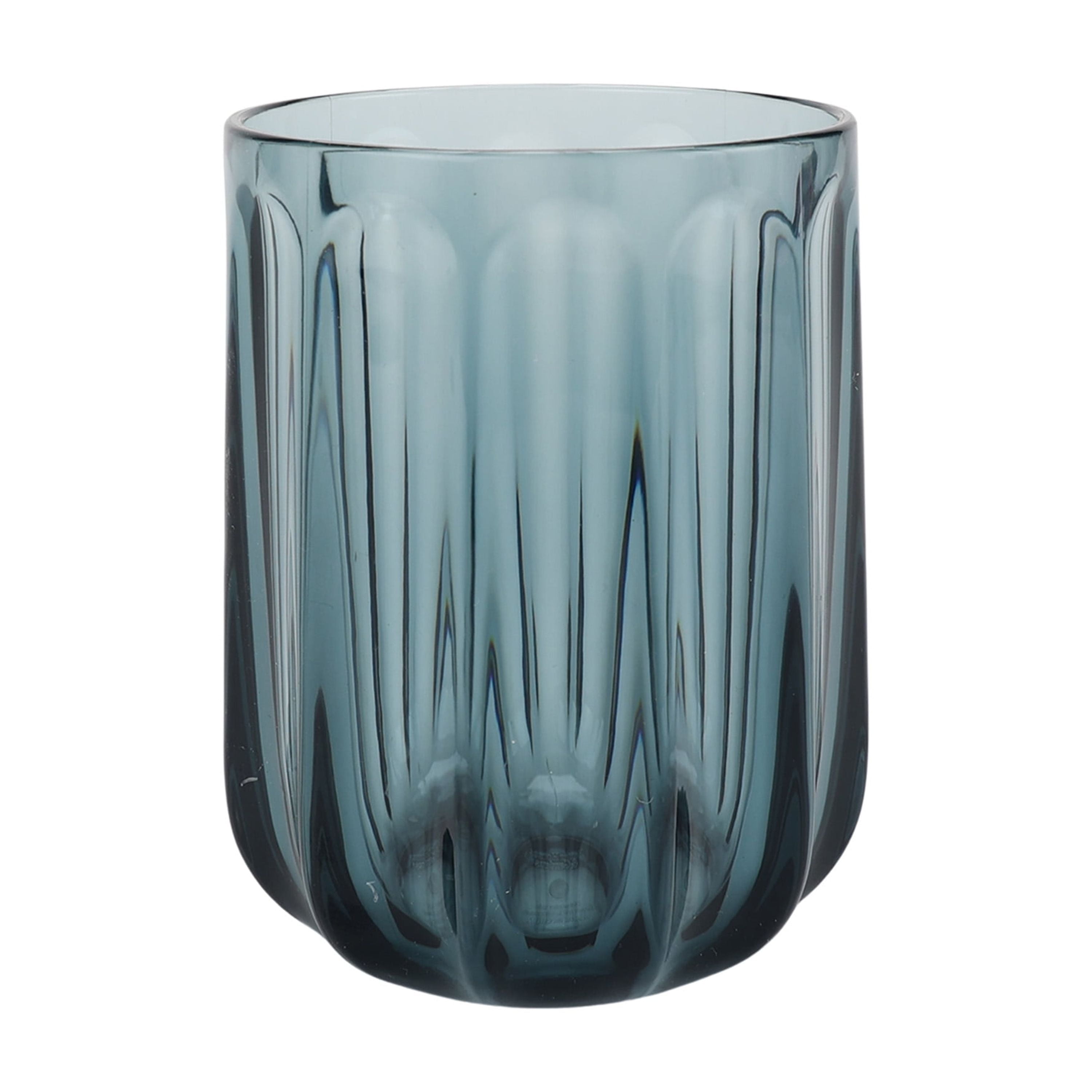 Better Homes & Gardens 15-Ounce Tritan Plastic Stemless Wine Glass, Blue, Shatterproof