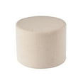thumbnail image 1 of Better Homes & Gardens 20" Round Outdoor Pouf Ottoman, 1-Piece, Cream Boucle, 1 of 7