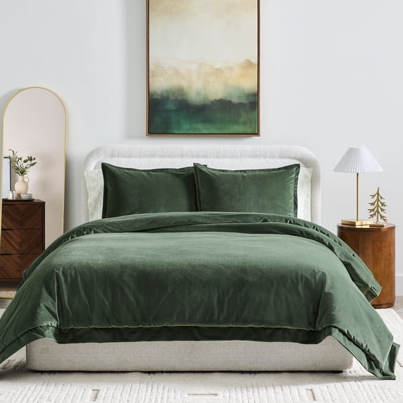 Better Homes & Gardens Full/Queen Comforter Set, Heavy Weight Warmth, 3-Piece, Sea Turtle Green Rippled Chenille