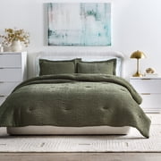 Better Homes & Gardens 3-Piece Sea Turtle Rippled Chenille Comforter Set, Full/Queen