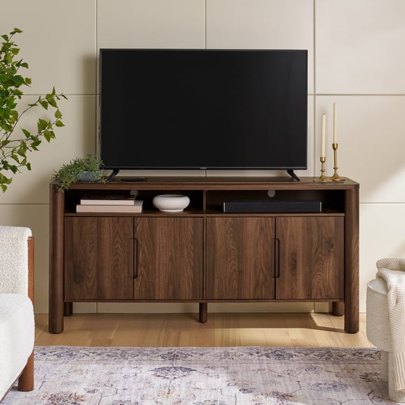Better Homes & Gardens Adlin TV Stand for TVs up to 70", Walnut Finish