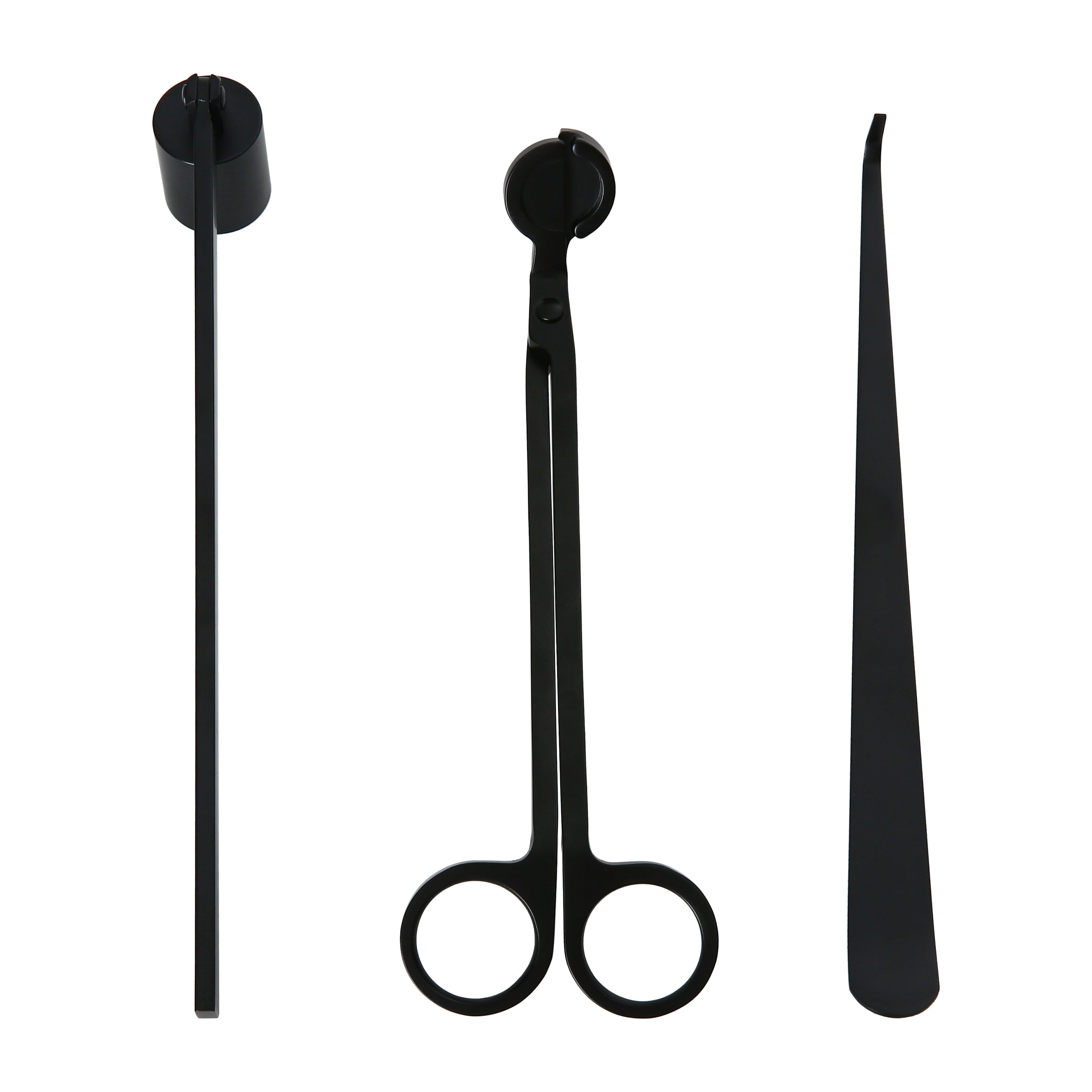 Better Homes & Gardens Black Candle Care Kit - Contemporary Design, Round Shape, Standard Size