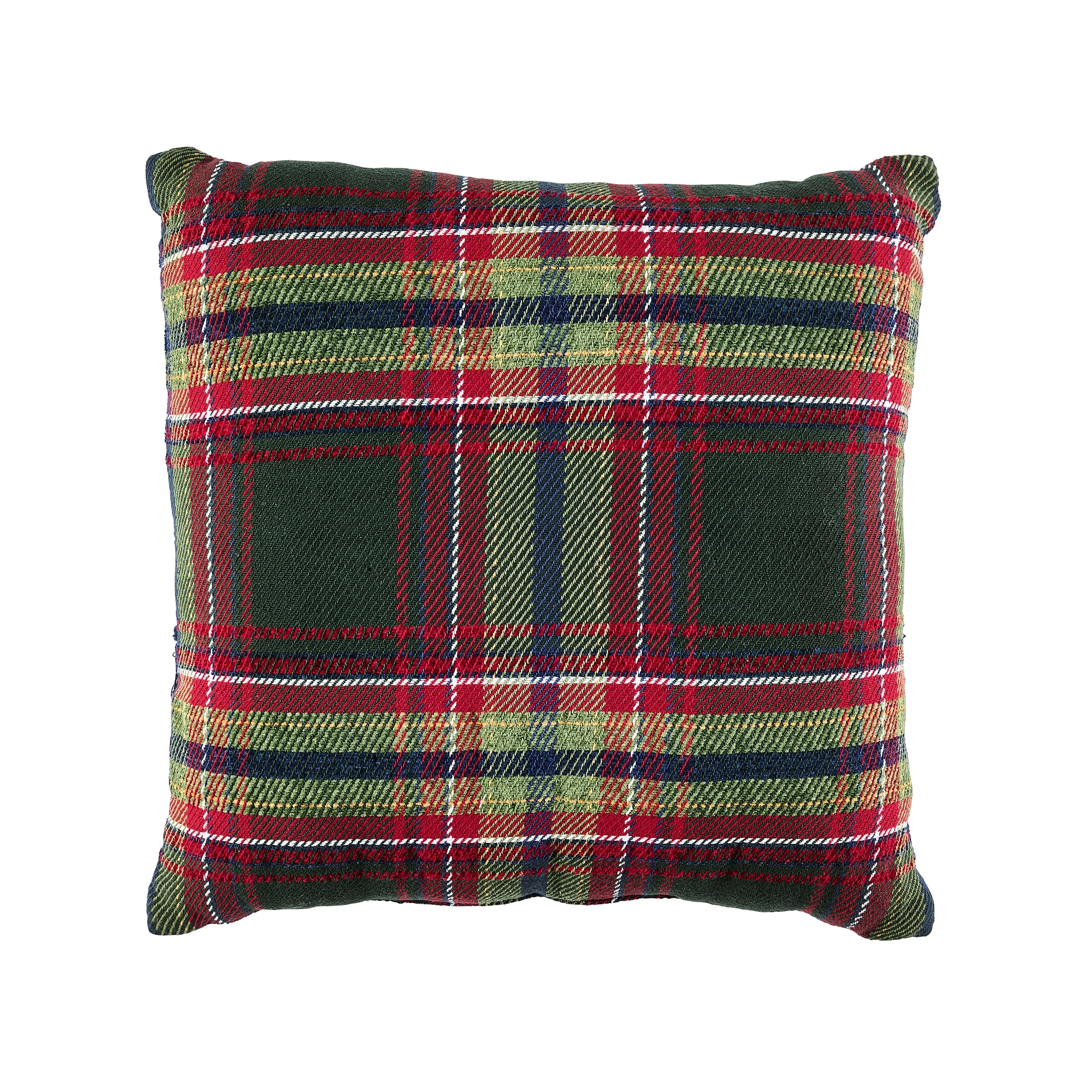 Better Homes & Gardens 20x20 Corin Fringed Plaid Throw Pillow, Green