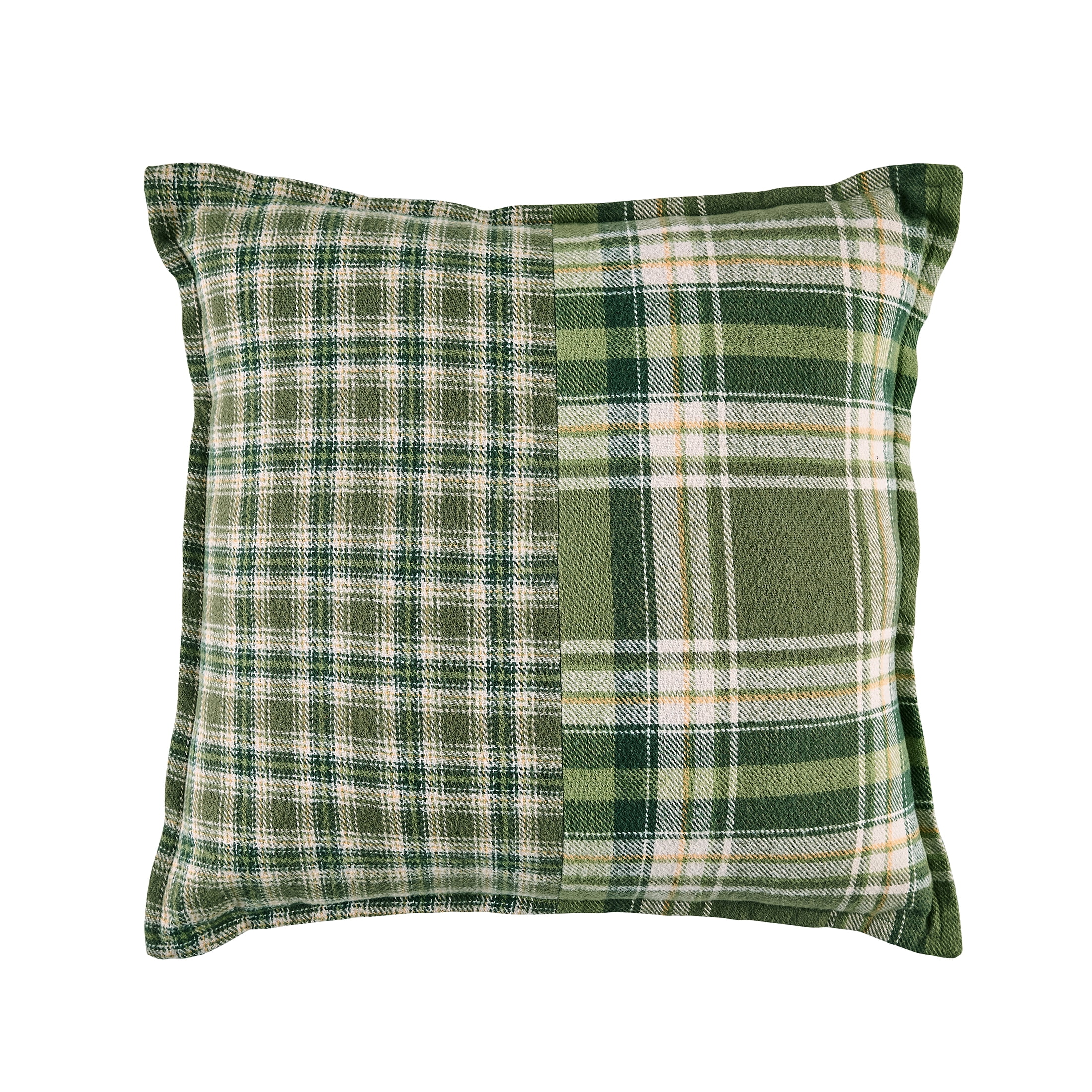 Better Homes & Gardens 20x20 Corin Plaid Throw Pillow, Green