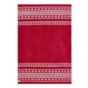 Better Homes & Gardens Cozy Knit Fair Isle Couch Throw Blanket, Red, 50 x 72 in