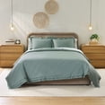 thumbnail image 1 of Better Homes & Gardens 3-Piece Green River Cotton Percale Duvet Cover Set, King, 1 of 15