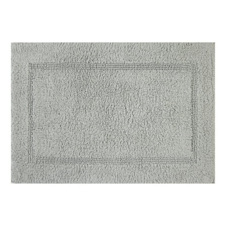 Better Homes & Gardens 17x24" Soft Silver Cotton Reversible Bath Rug
