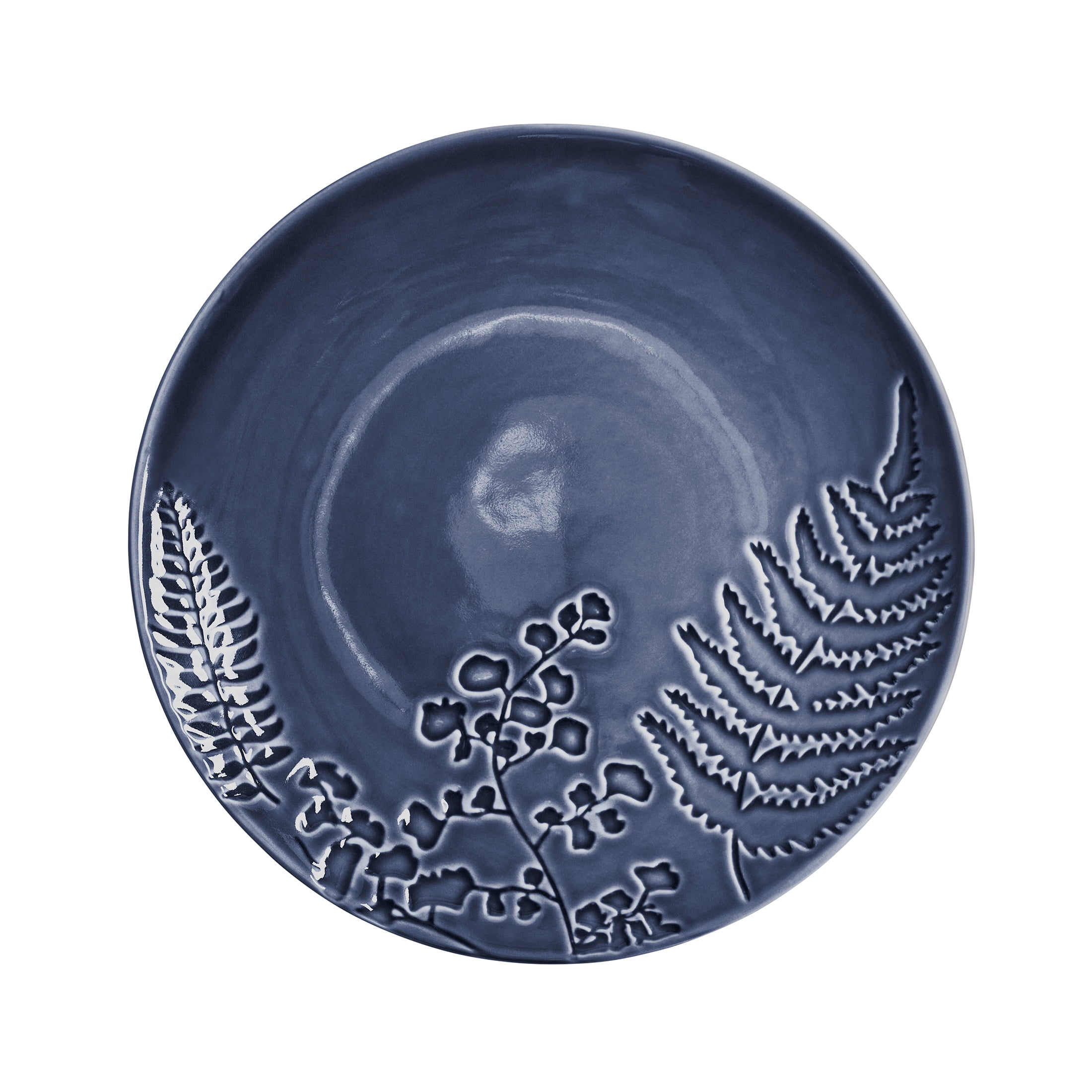 Better Homes & Gardens Ellie Collection Blue Stoneware Salad Plate, 8.7 in
