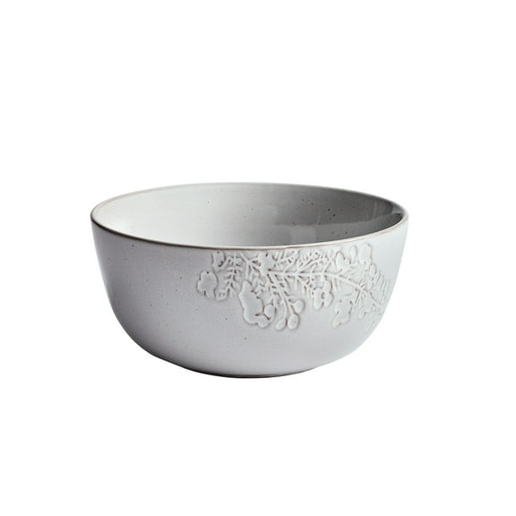 Better Homes & Gardens-Ellie Collection Gray Stoneware Bowl, 6.3 inch
