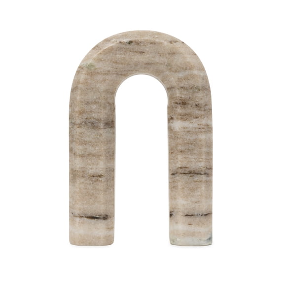 Better Homes & Gardens Tan Marble Decorative Arch, 6"