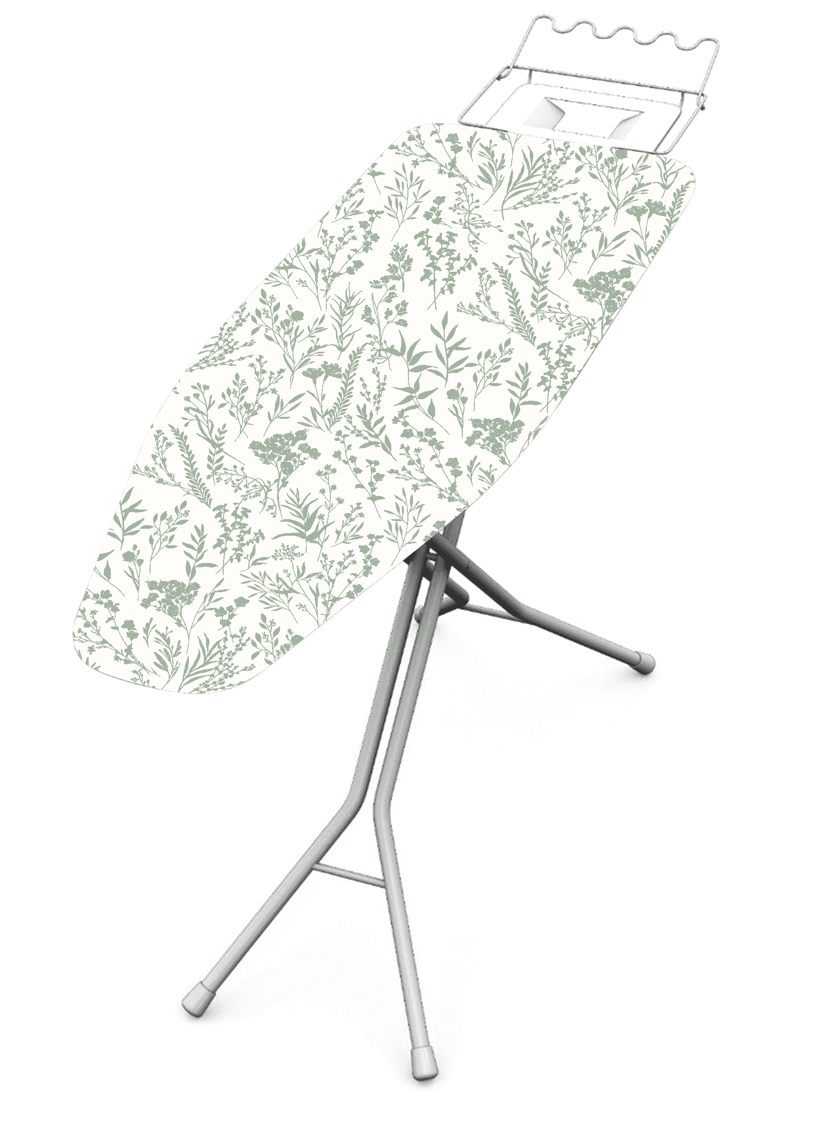 Better Homes & Gardens Ironing Board Cover - 18x54, Cotton, Recycled Polyester, Felt Padded, Reversible, Scorch Resistant, Multicolor Forest Leaves Pattern to Solid Green - Walmart.com