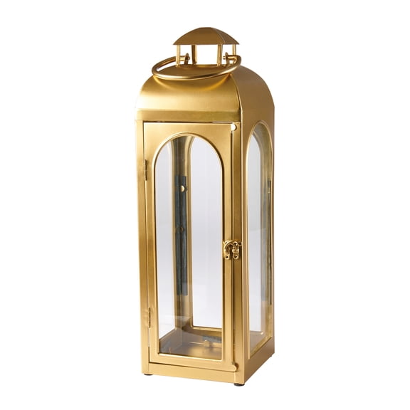 Better Homes & Gardens Gold Candle Holder Lantern, Large