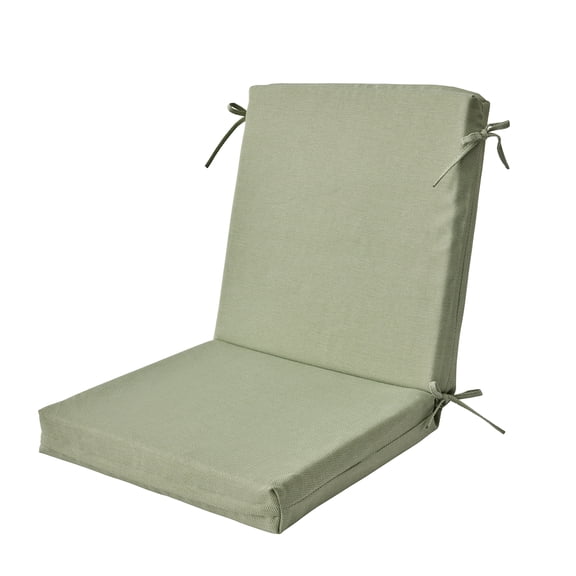 Better Homes & Gardens 44" x 20" Outdoor Chair Seat Cushion, 1-Piece, Green